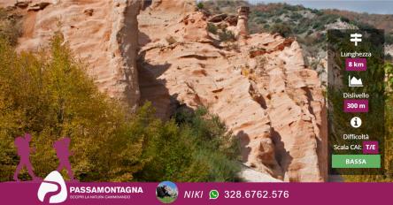 Escursione alle Lame Rosse, il Grand Canyon delle Marche