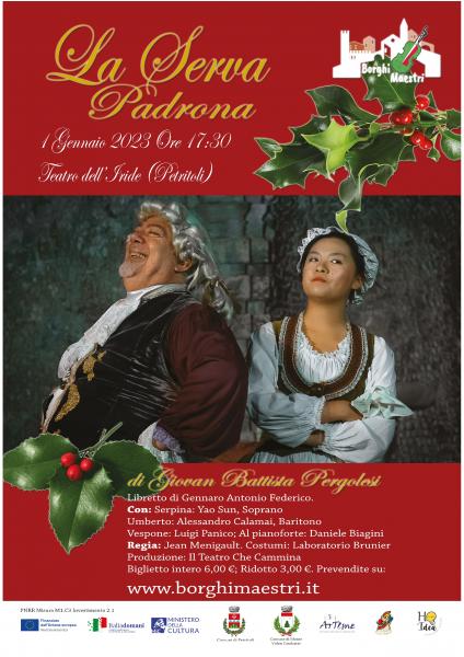 La Serva Padrona, una nuova messa in scena leggera e divertente a Petritoli