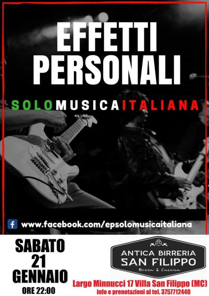 Effetti Personali solomusicaitaliana