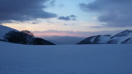 Tra Monte Strega e Monte Foria: ciaspolata al tramonto