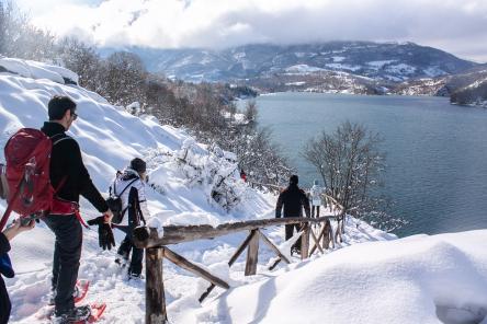 Ciaspolata al Lago di Fiastra