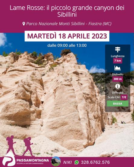 Lame Rosse: il piccolo grande canyon dei Sibillini