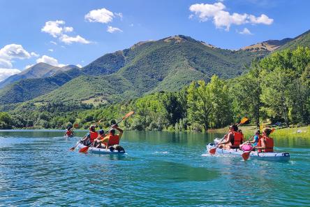 Lago di Fiastra: escursione in canoa e bagno