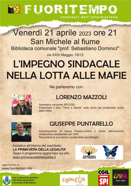 L’impegno sindacale nella lotta alle mafie