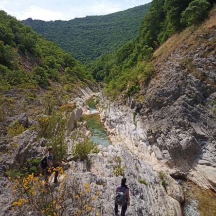 La valle del Bosso scolpita dall'acqua