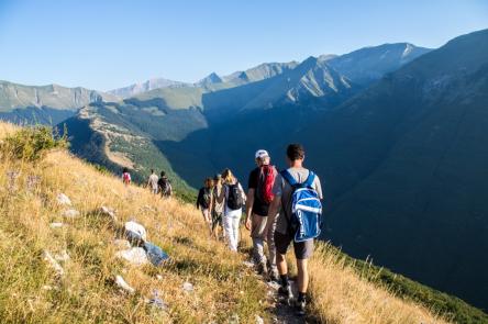 I panorami della fonte dell'Aquila e aperitivo