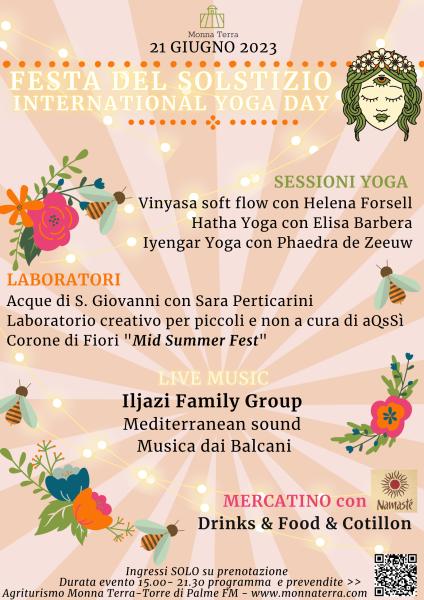 Solstizio d'Estate & Giornata internazionale Yoga