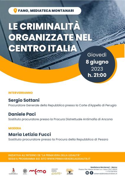 Le criminalità organizzate nel centro Italia