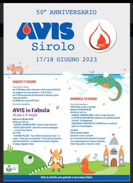 AVIS in Fabula - 50° Anniversario AVIS Sirolo