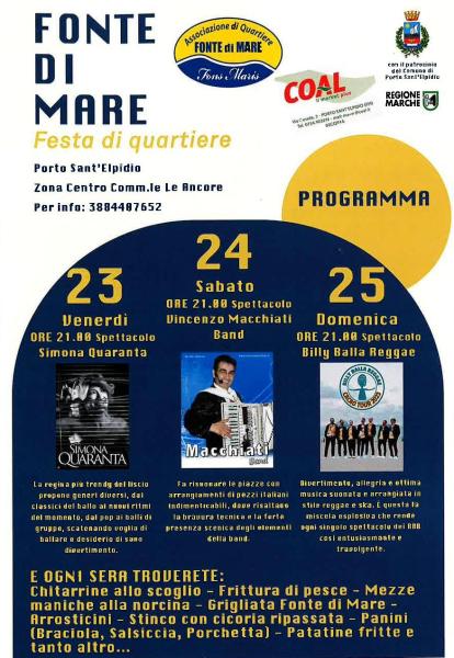 Festa quartiere Fonte di Mare