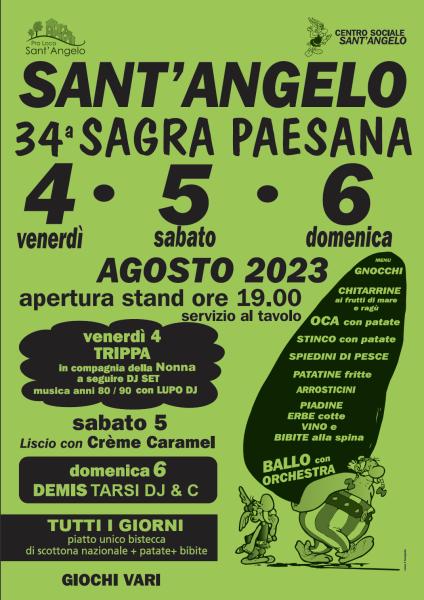34° SAGRA PAESANA Sant'angelo