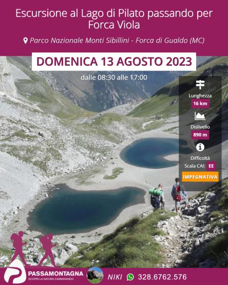 Escursione al Lago di Pilato passando per Forca Viola