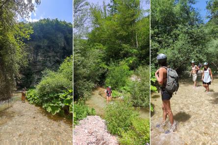 Acqua-Trekking: l'ambiente spettacolare del fiume