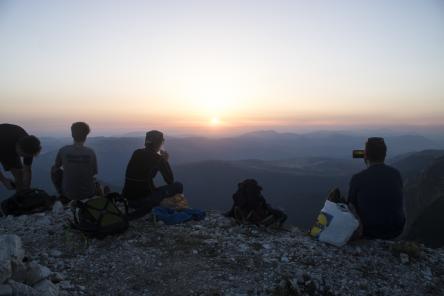 Tramonto dal Monte Bove