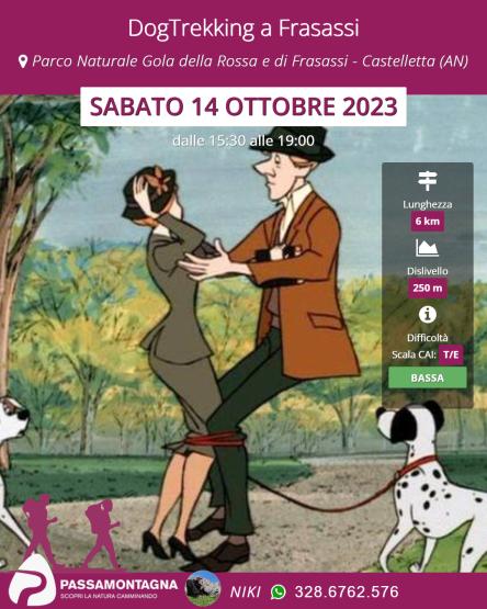 DogTrekking a Frasassi