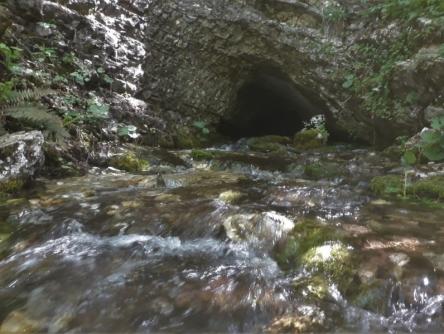 La spettacolare sorgente dell'Ambro