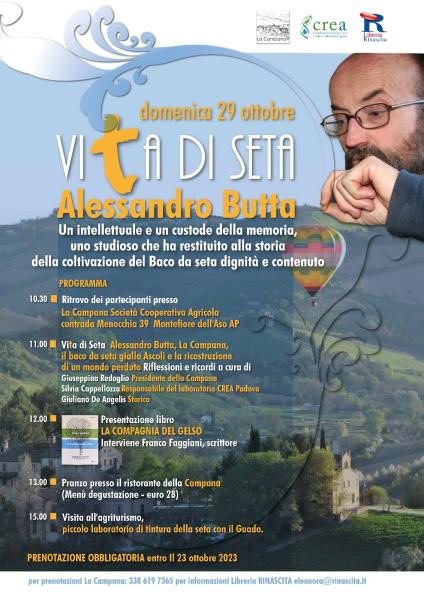 Vi(t)a di seta: giornata in ricordo di Alessandro Butta