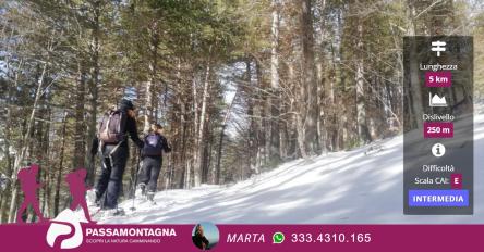 Ciaspole ai piedi e aperitivo per salutare il 2023