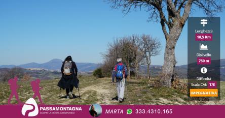 Lungo la via Lauretana di Macereto