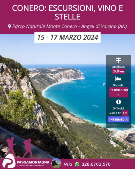 Conero: escursioni, vino e stelle