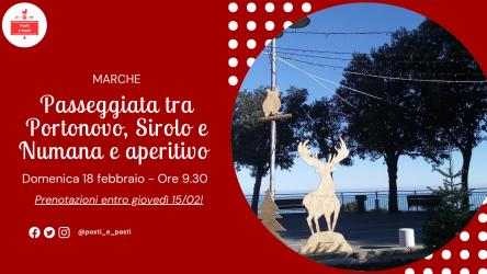 Domenica 18 febbraio – Passeggiata tra Portonovo, Sirolo e Numana con aperitivo finale