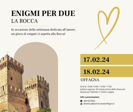 ENIGMI PER DUE - ROCCA DI OFFAGNA