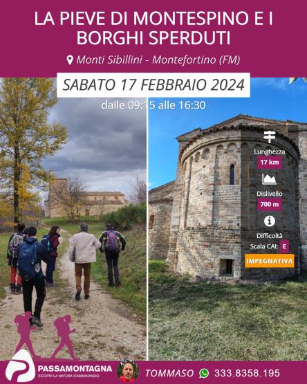 La Pieve di Montespino e i borghi sperduti