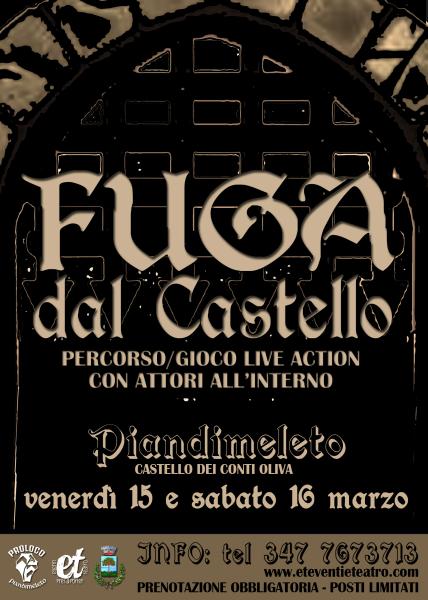 Fuga dal Castello _ Percorso Gioco Live Action con attori all'interno