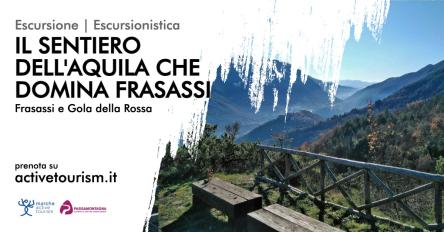 Il sentiero dell'aquila che domina Frasassi