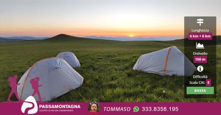 Sibillini in tenda: dal tramonto all'alba