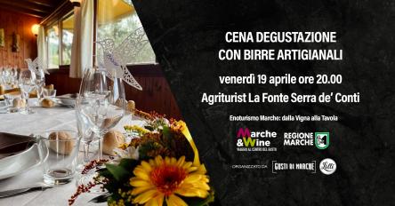 cena degustazione di birre artigianali