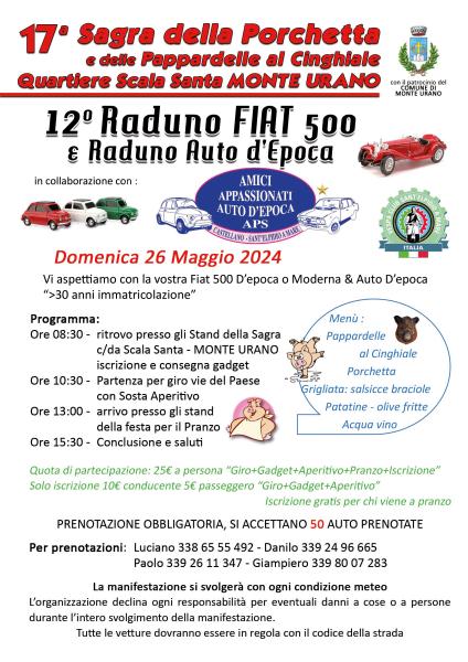 12° Raduno FIAT 500 e Raduno Auto d'Epoca