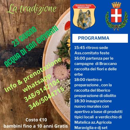 LA TRADIZIONE ACQUA DI SAN GOVANNI