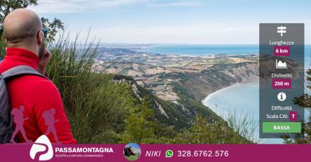 Il Monte Conero tra boschi e scorci sul mare
