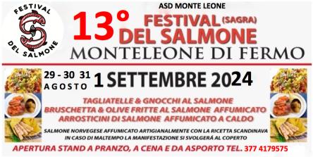 XIII° FESTIVAL (SAGRA) DEL SALMONE