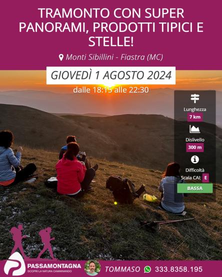 Tramonto con super panorami, prodotti tipici e stelle!