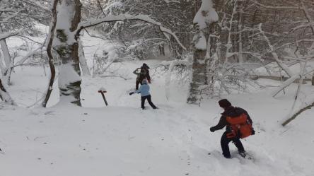 Ciaspolata nei boschi di Frontignano di Ussita