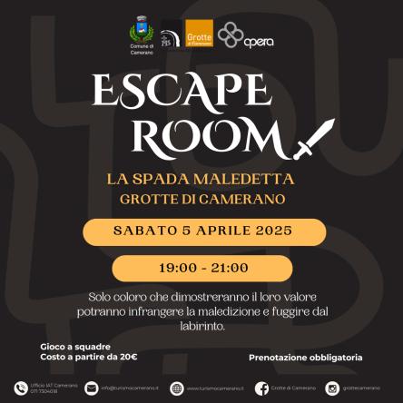 ESCAPE ROOM LA SPADA MALEDETTA