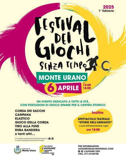 Festival dei Giochi senza Tempo - Prima Edizione