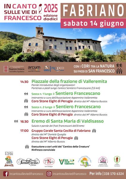 InCanto sulle Vie di Francesco