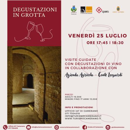 DEGUSTAZIONI IN GROTTA