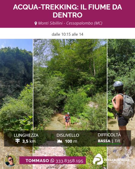 Acqua-Trekking: il fiume da dentro