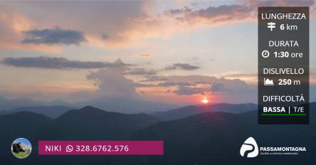 Escursione a Castelletta e tramonto sul Monte Revellone