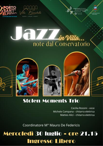 Stolen Moments trio Jazz in Villa