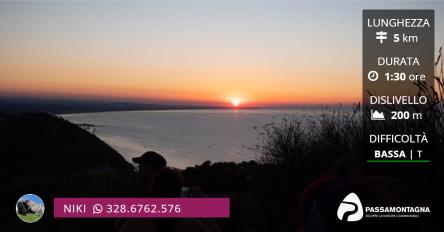 Il Monte Conero al tramonto