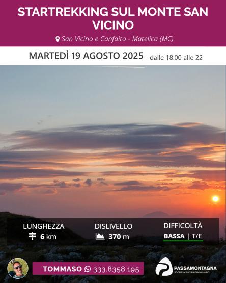 StarTrekking sul Monte San Vicino