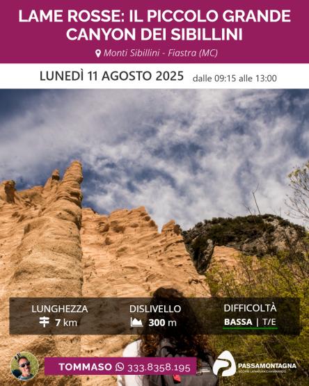 Lame Rosse: il piccolo grande canyon dei Sibillini
