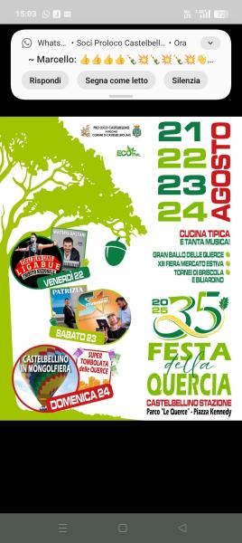 35° Festa della Quercia