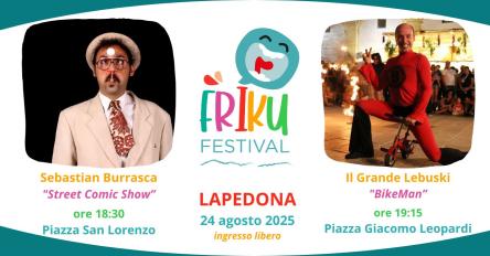Friku Festival a Lapedona con due spettacoli!