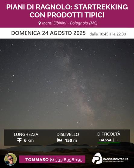 Piani di Ragnolo: StarTrekking con prodotti tipici